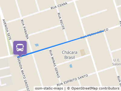 Mapa da parada