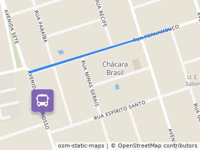 Mapa da parada