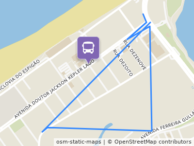 Mapa da parada