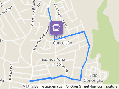 Mapa da parada