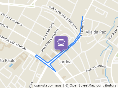 Mapa da parada