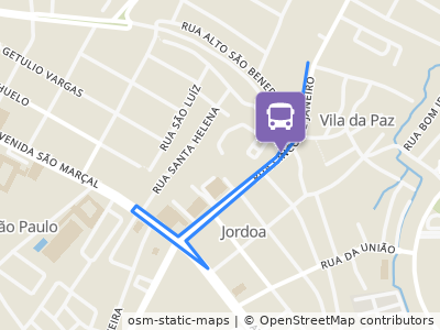 Mapa da parada