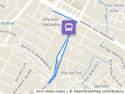 Mapa da parada