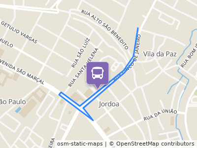 Mapa da parada