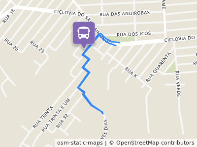 Mapa da parada