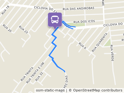 Mapa da parada