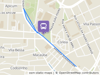 Mapa da parada