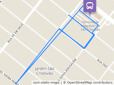 Mapa da parada