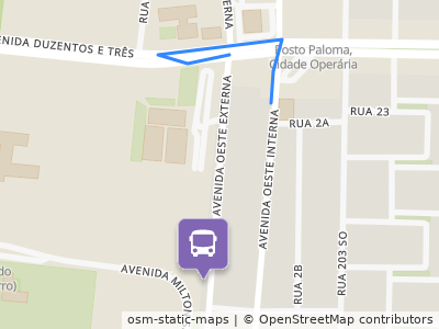 Mapa da parada