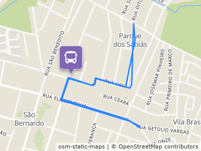 Mapa da parada