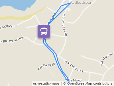 Mapa da parada