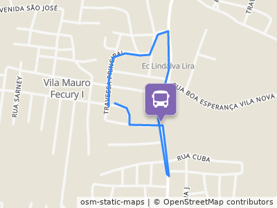 Mapa da parada