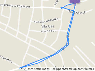 Mapa da parada