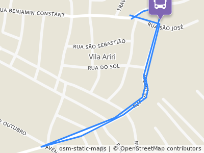 Mapa da parada