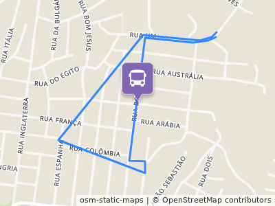 Mapa da parada