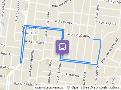 Mapa da parada