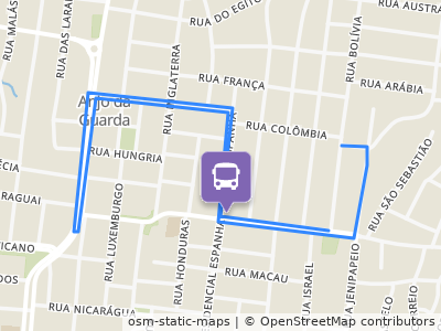 Mapa da parada