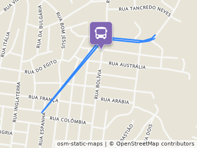 Mapa da parada