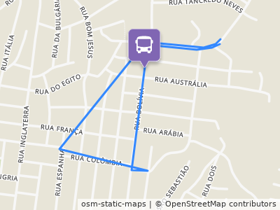 Mapa da parada