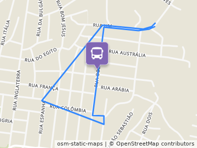 Mapa da parada
