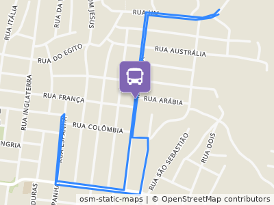 Mapa da parada