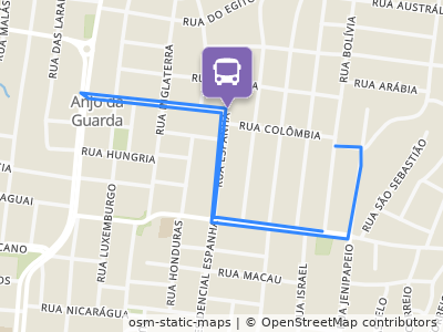 Mapa da parada