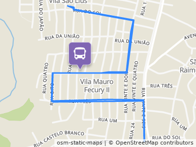 Mapa da parada
