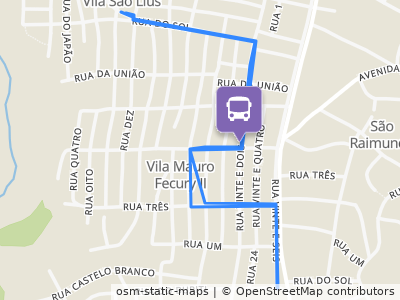 Mapa da parada