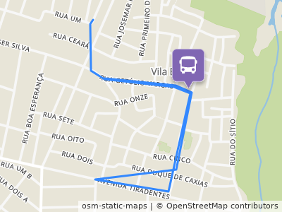 Mapa da parada