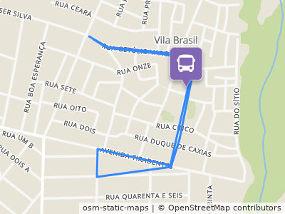 Mapa da parada