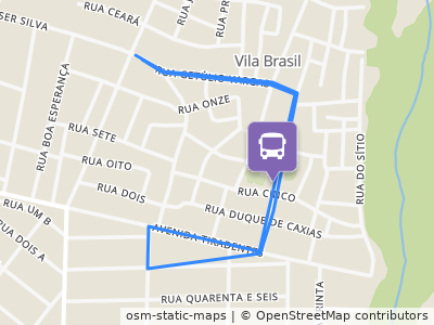 Mapa da parada