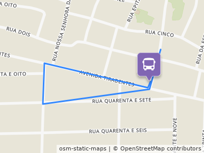 Mapa da parada