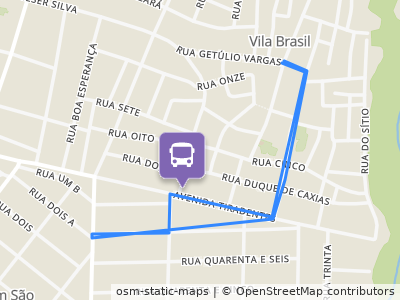 Mapa da parada