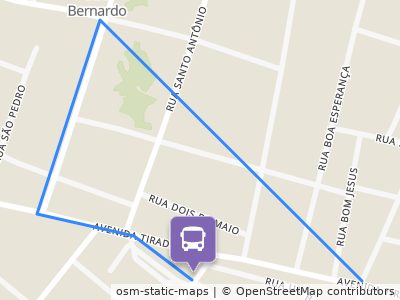 Mapa da parada