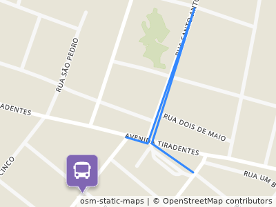 Mapa da parada