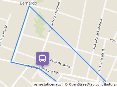 Mapa da parada