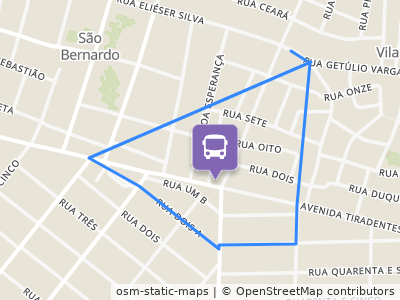 Mapa da parada