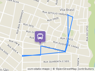 Mapa da parada