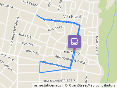 Mapa da parada