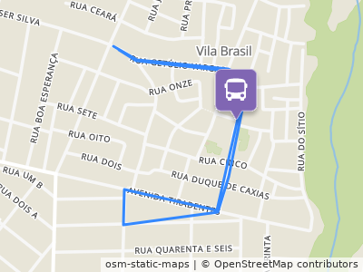 Mapa da parada