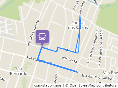 Mapa da parada