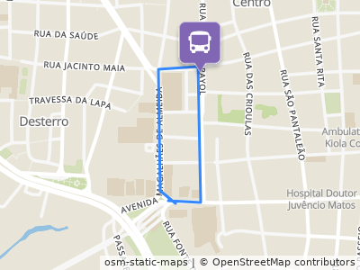 Mapa da parada