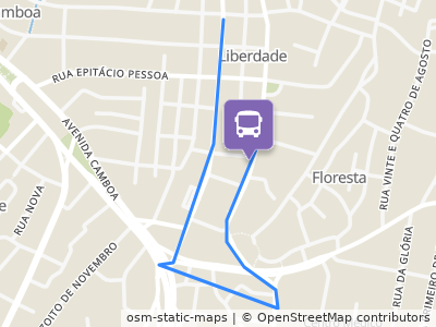Mapa da parada