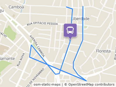 Mapa da parada