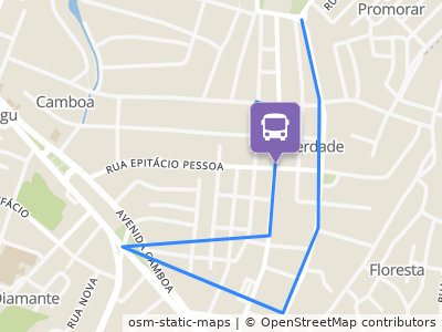 Mapa da parada