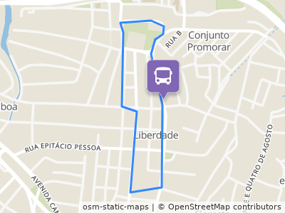 Mapa da parada