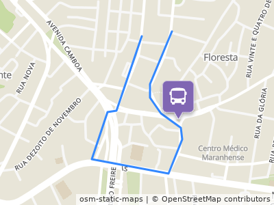Mapa da parada