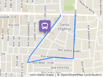 Mapa da parada