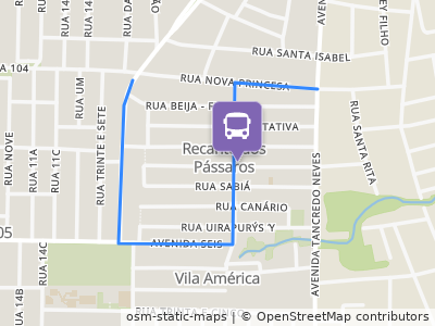 Mapa da parada