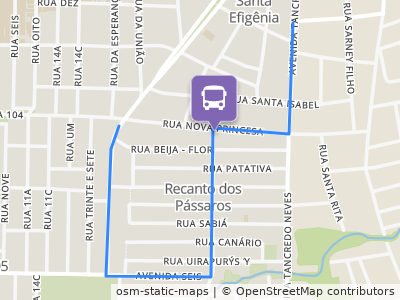 Mapa da parada